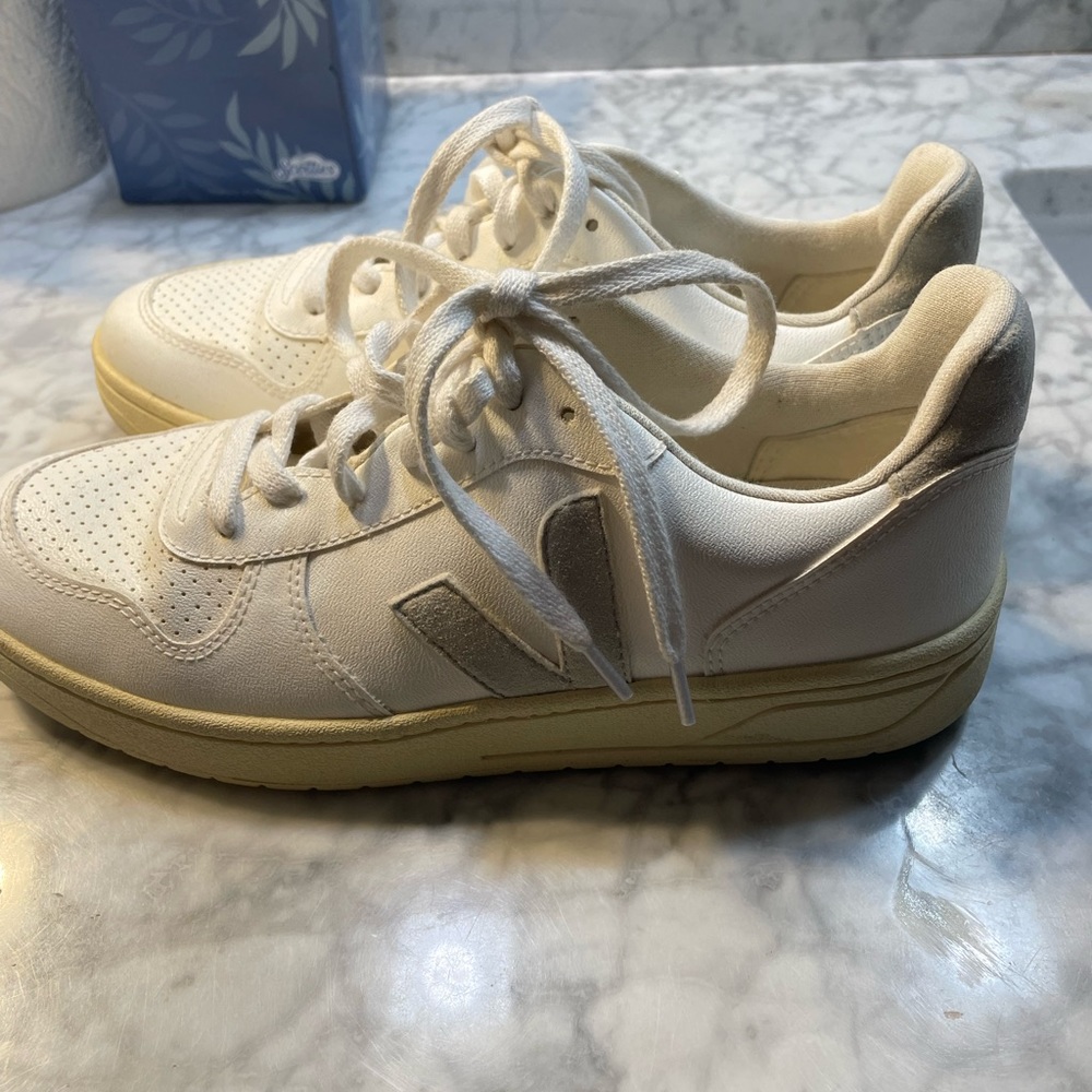 White Veja size 9